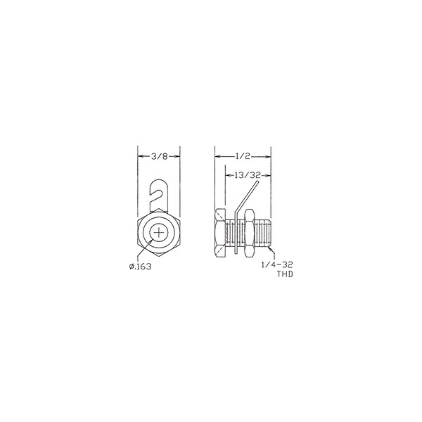Concord Electronics NON-INS STANDARD BANANA PANEL JACK NICKEL PLA, 01-2540-1-02-1000 01-2540-1-02